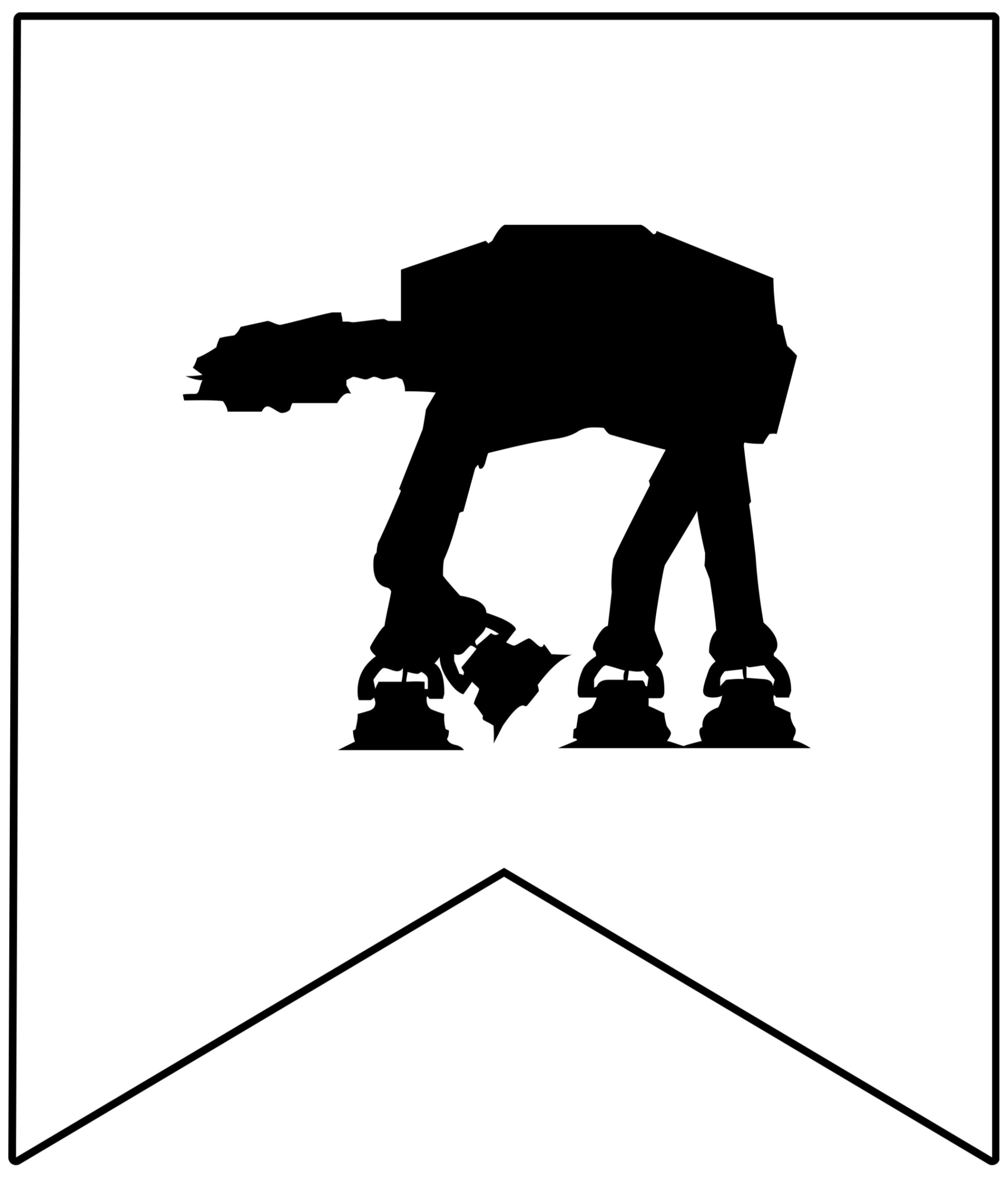Star Wars Printables Free Star Wars Printable Banner Paper Trail 
