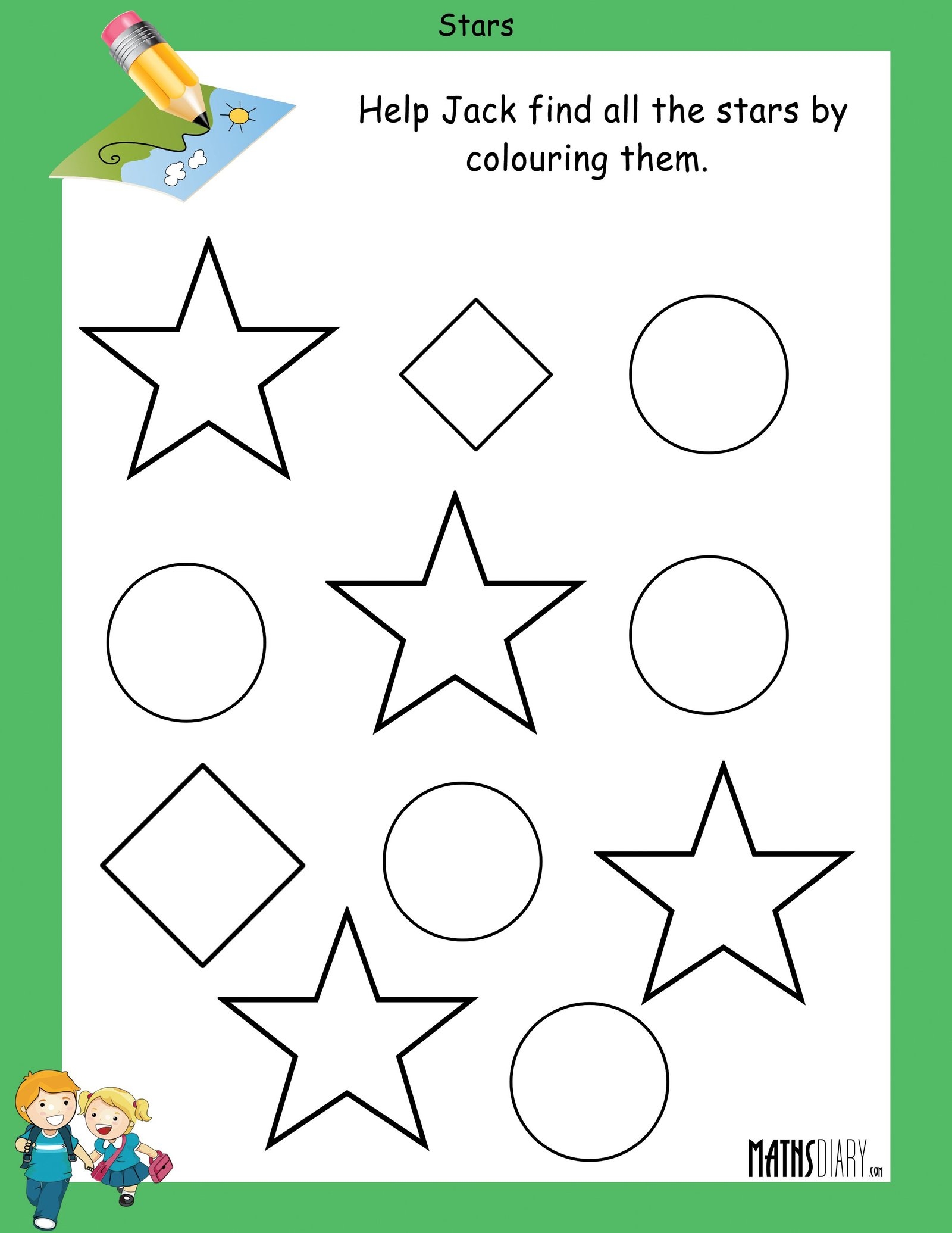 Star Worksheet Preschool Worksheets Shapes Worksheet Vrogue co