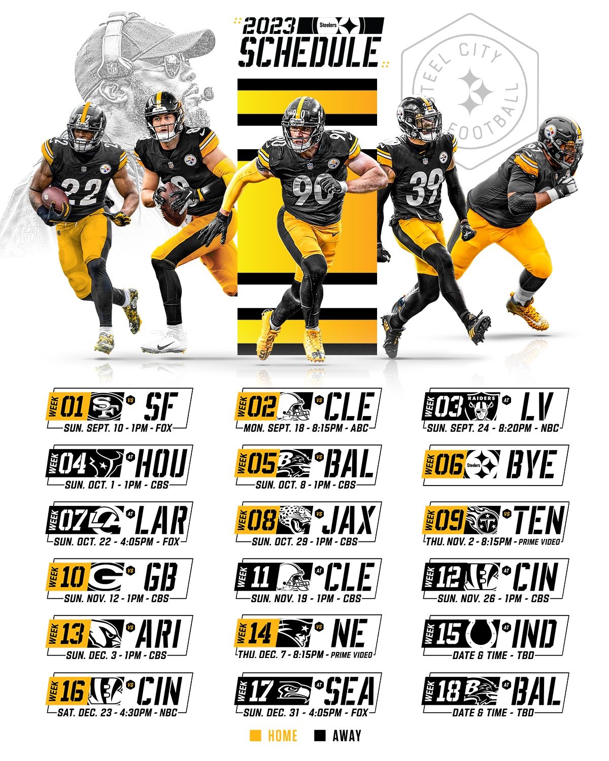 Steelers Schedule 2025 Season Xavier Barnes