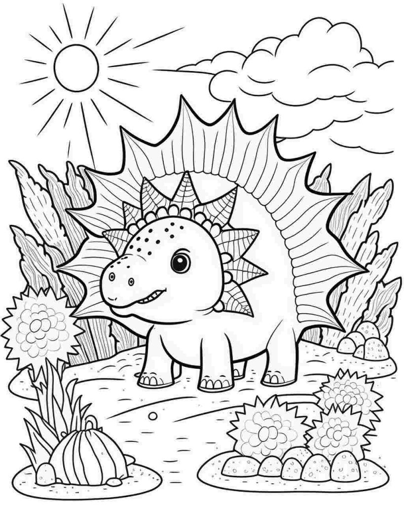 Stegosaurus ColoringFunHouse
