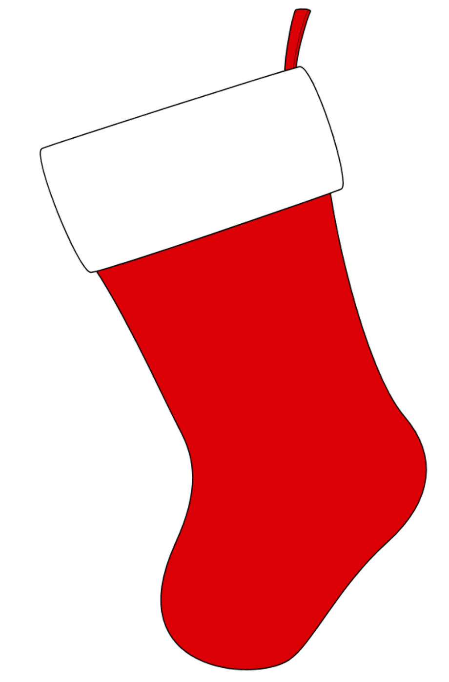 Stocking Outline Printable Stocking Outline Printable