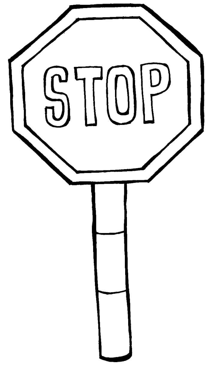 Stop Sign 5 Traffic Signs Coloring Pages Coloring Pages Inspirational