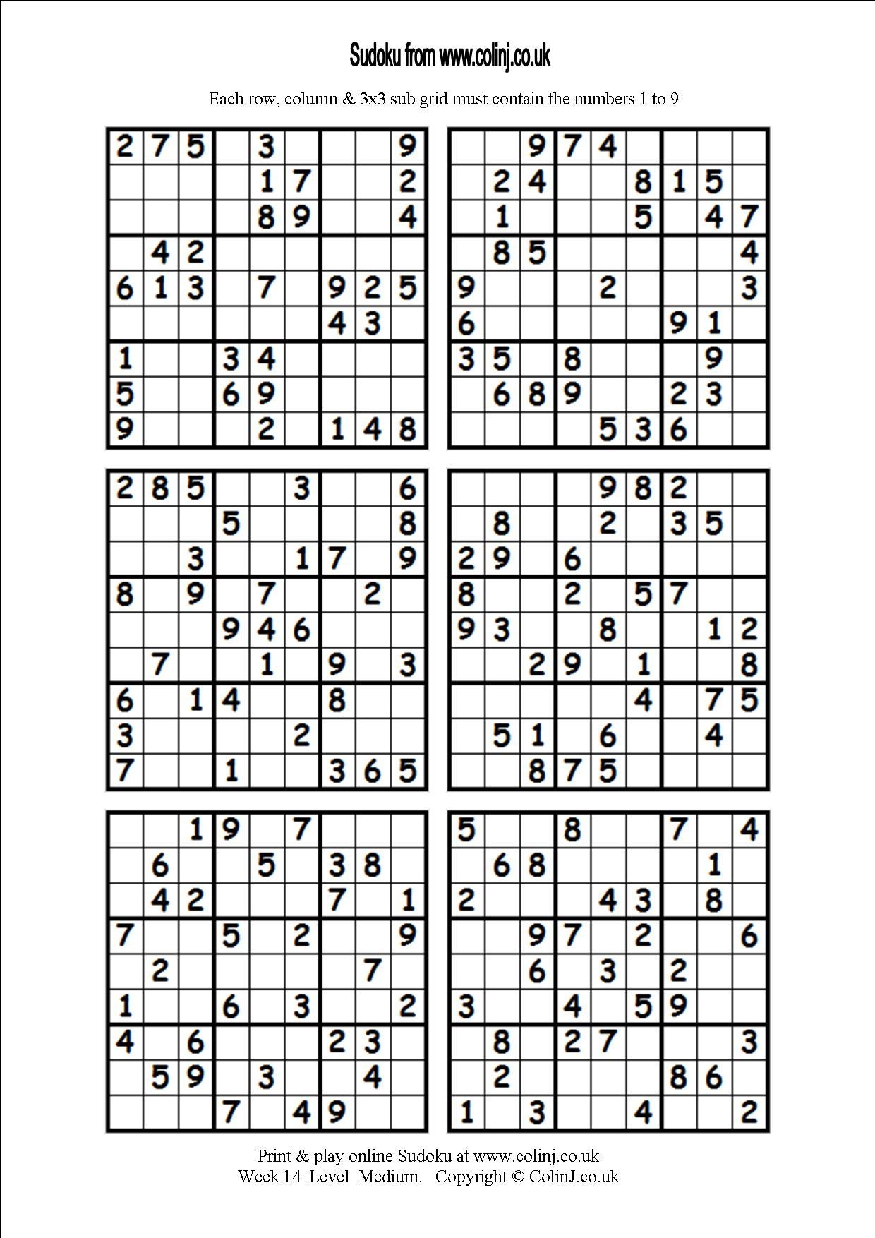 Sudoku Blank Template Printable Word Searches
