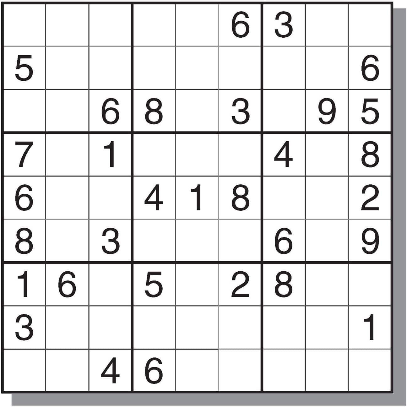 Sudoku Easy Printable Chart Oppidan Library