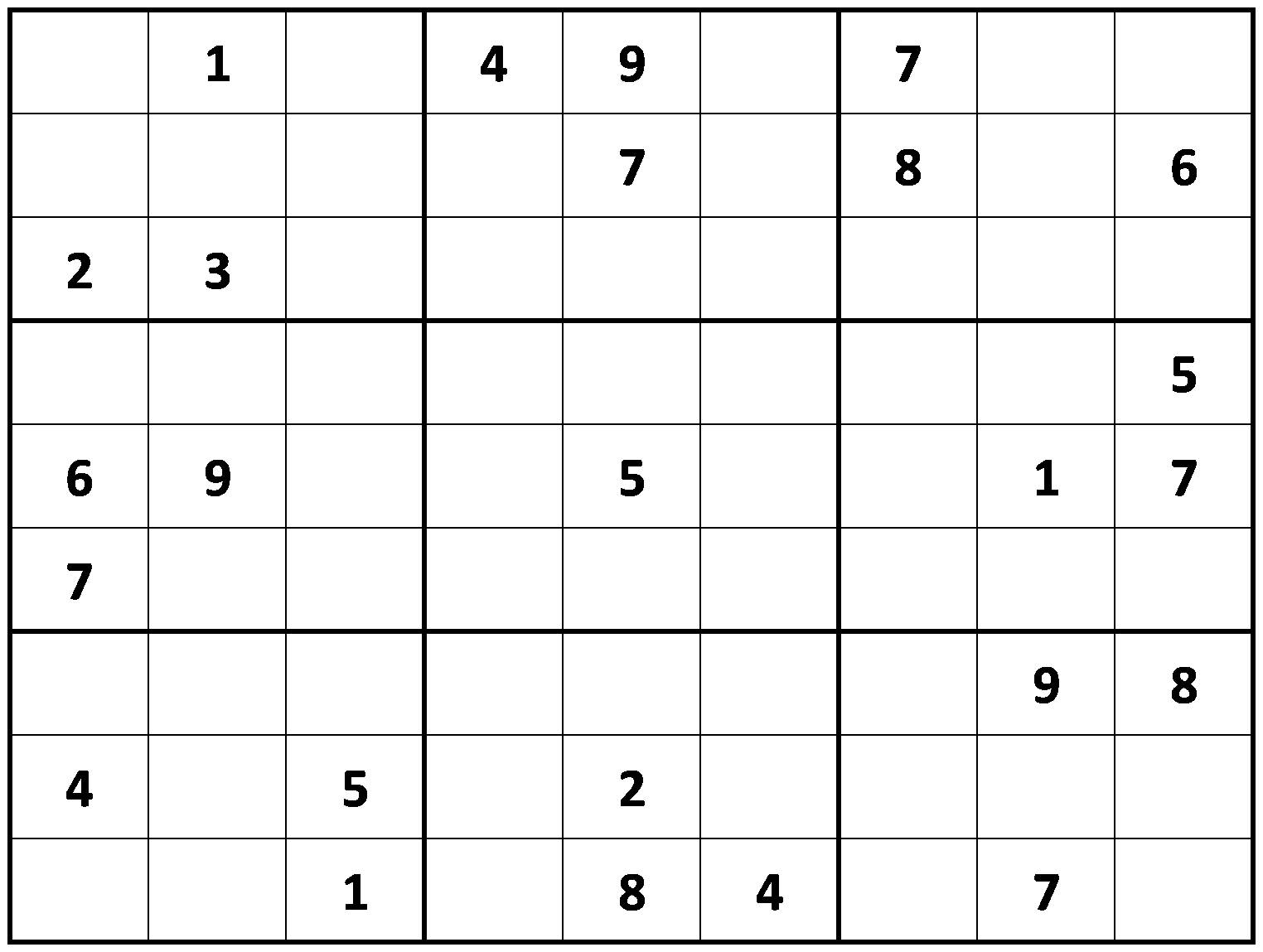 Sudoku Hard Printable Sudoku Game