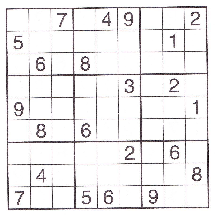 Sudoku Printable Puzzles
