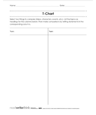 T Chart PDF Free Download PRINTABLE