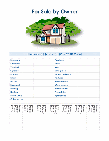 Tear Off Flyer Template Free Word Templates