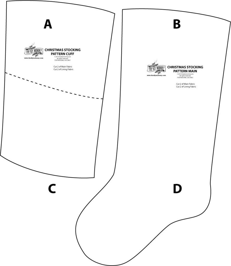 Template Xmas Stocking Social Media Template