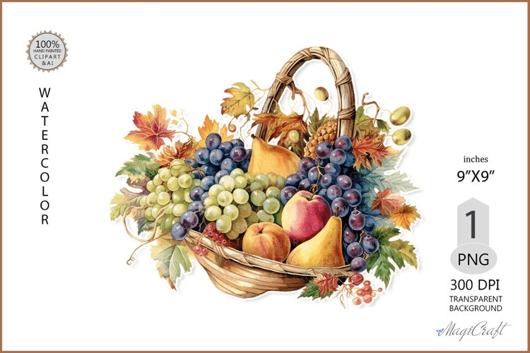 Thanksgiving Fruit Basket Fruit Basket Clipart Autumn Png