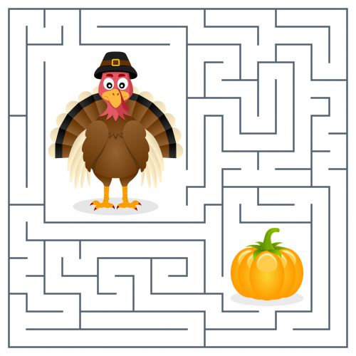 Thanksgiving Maze KidsPressMagazine