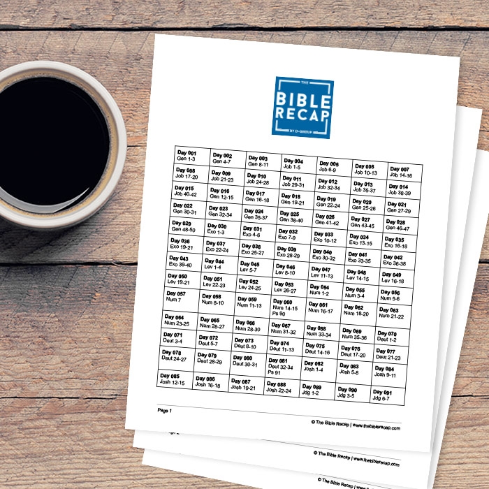 The Bible Recap Printable Reading Plan Printable Word Searches