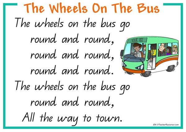 The Wheels On The Bus Lyrics The Wheels On The Bus Lyrics