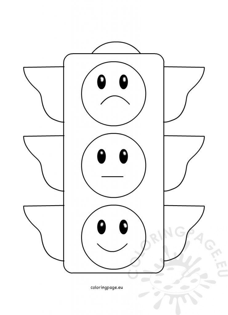 Traffic Light Coloring Page Coloring Page