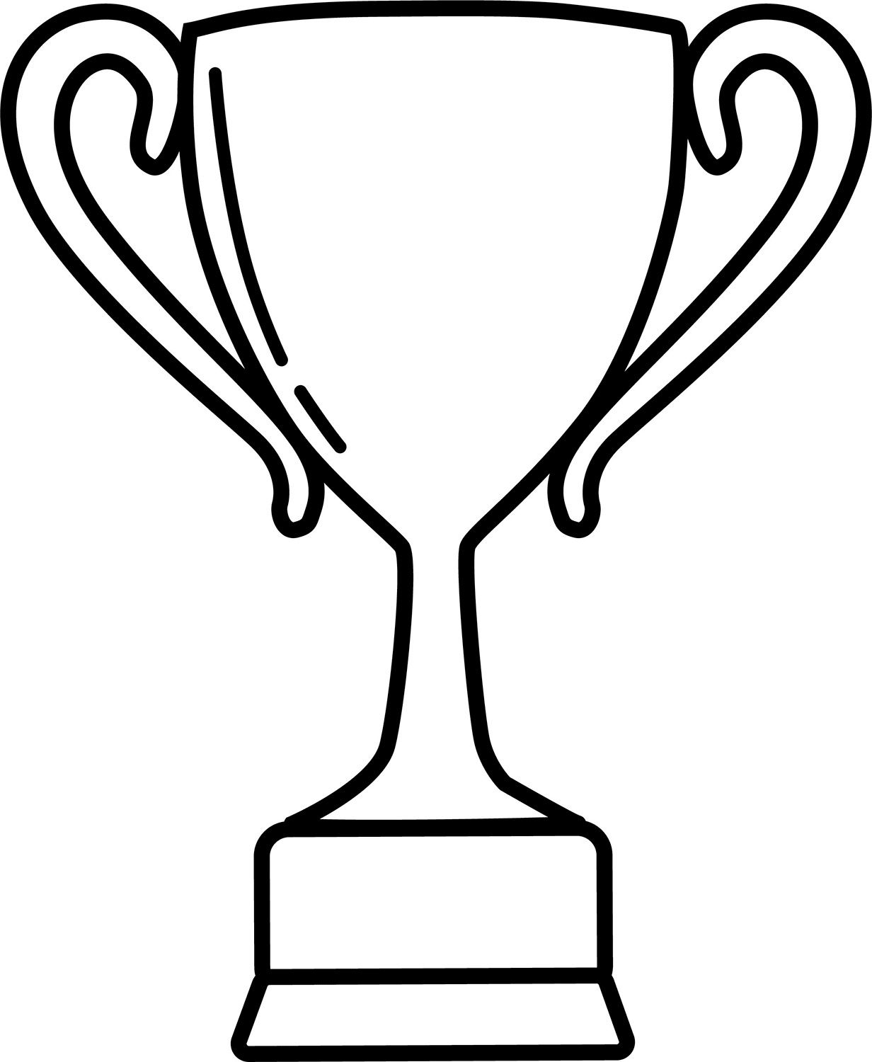 Trophy Coloring Page ColouringPages