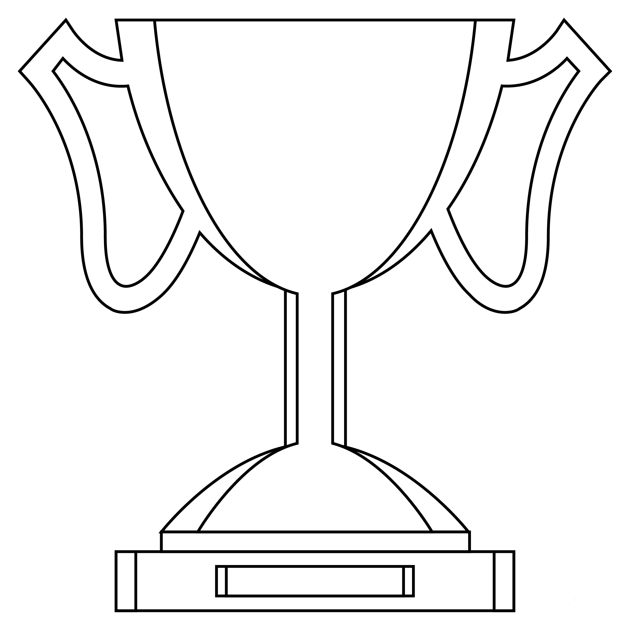 Trophy Coloring Page ColouringPages