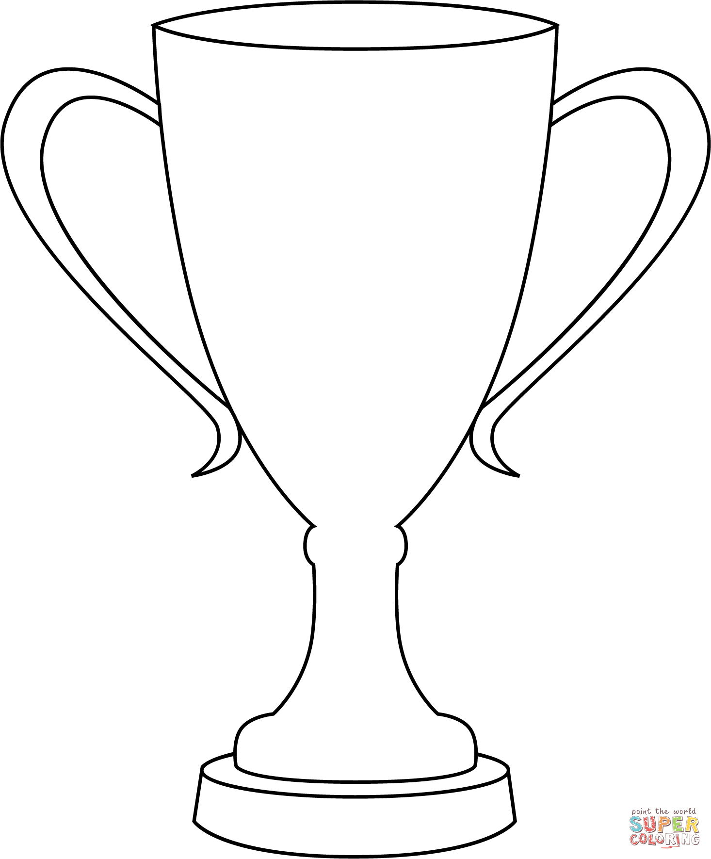Trophy Coloring Page Free Printable Coloring Pages Free Printable 