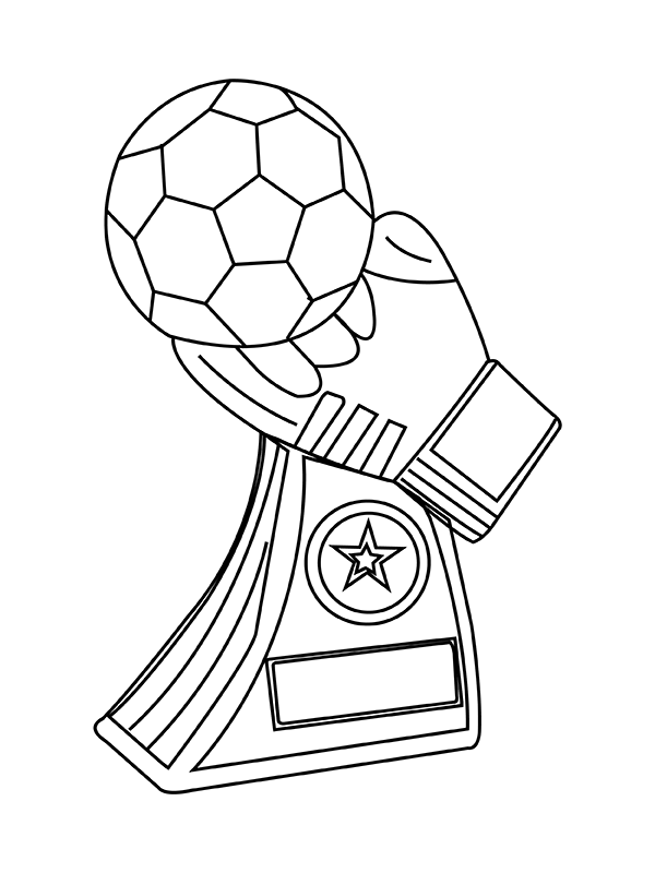 Trophy Symbol Coloring Page Free Printable Coloring Pages For Kids