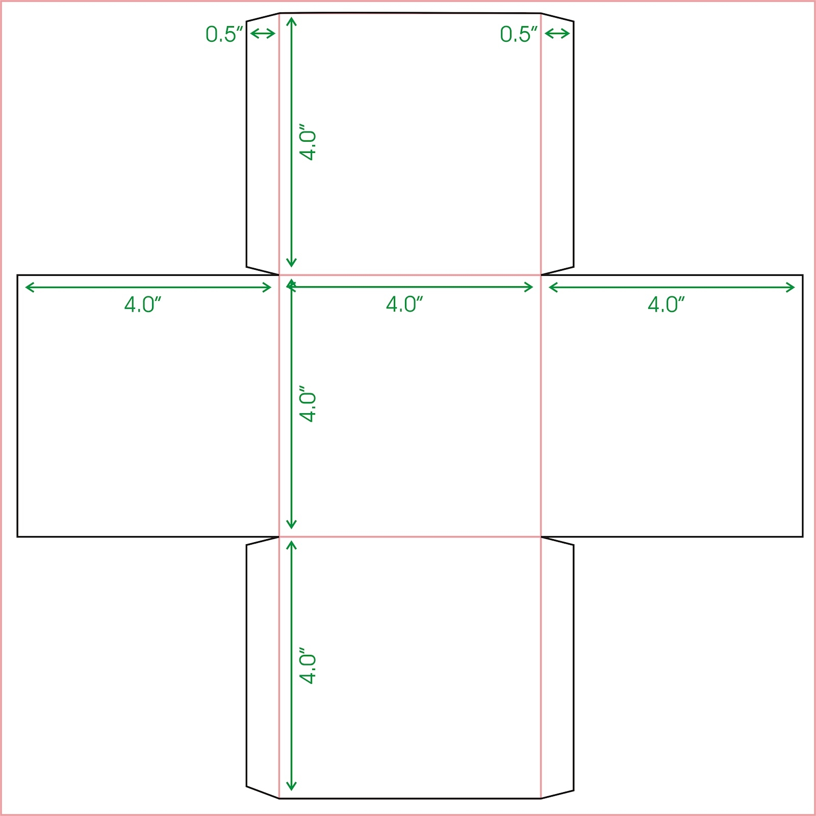 TweedleLou Mini Box Template