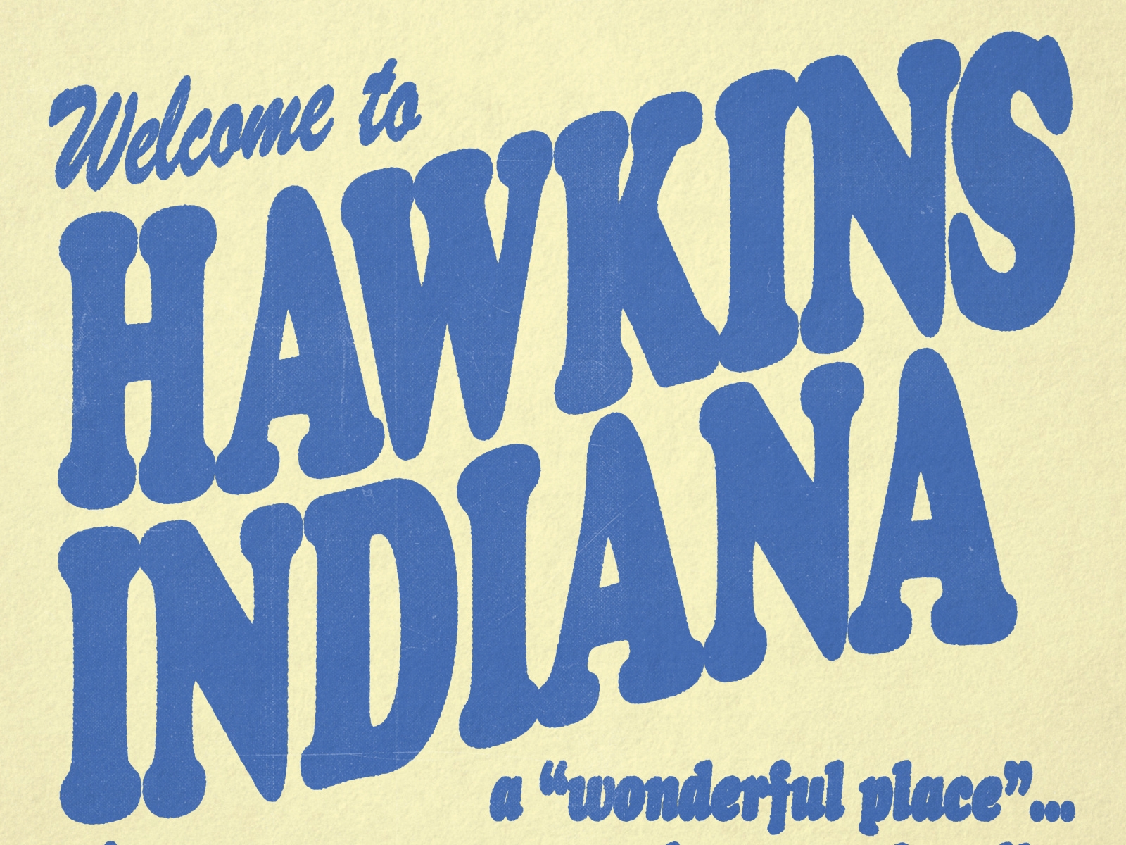 Welcome To Hawkins By Brett Wilbanks On Dribbble
