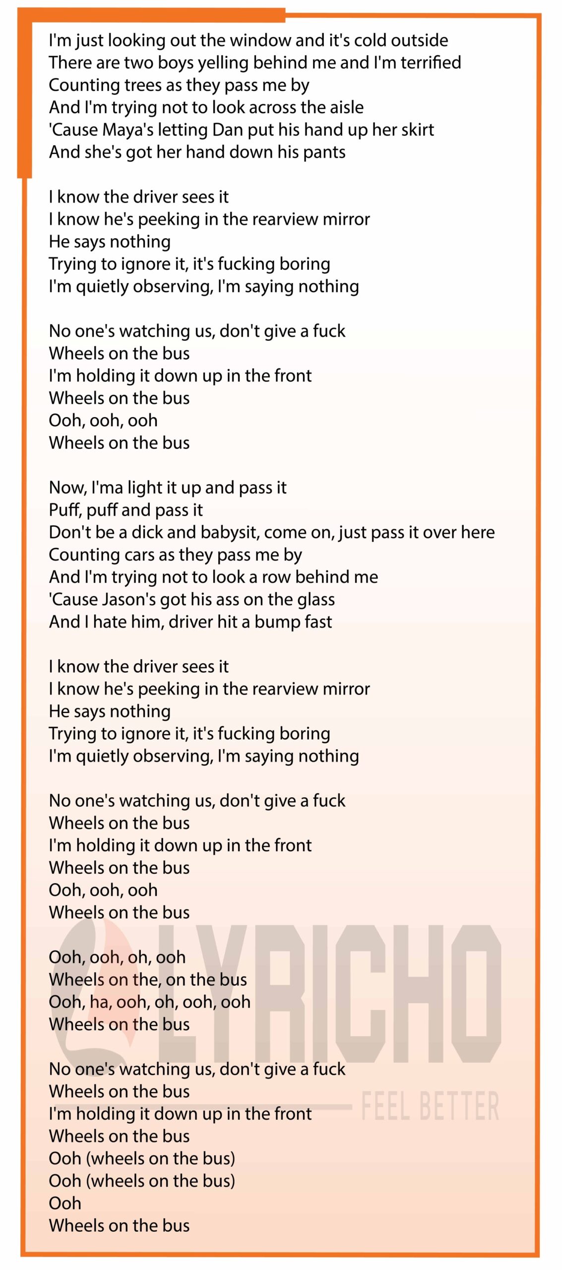 Wheels On The Bus Melanie Martinez Song Lyrics Wheels On The Bus