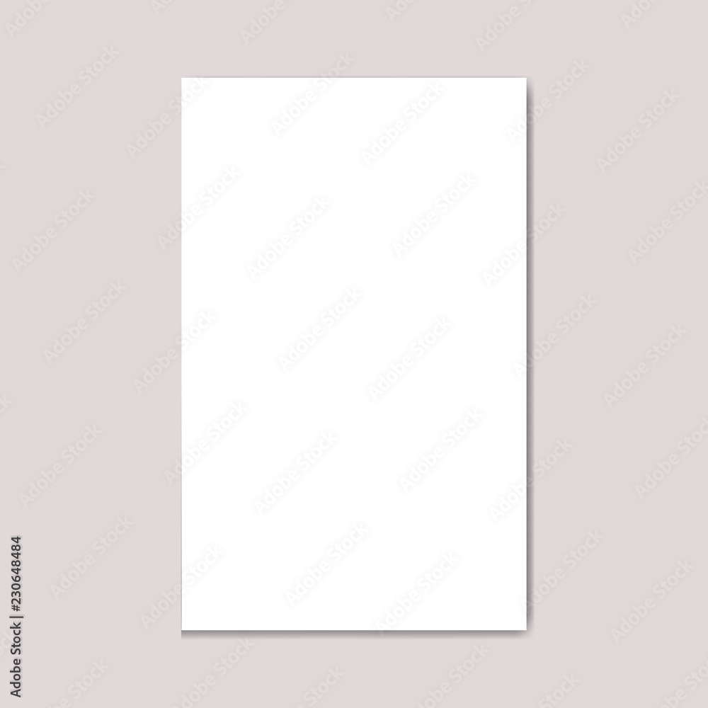 White Landscape Paper Template Blank Landscape US Letter Format 