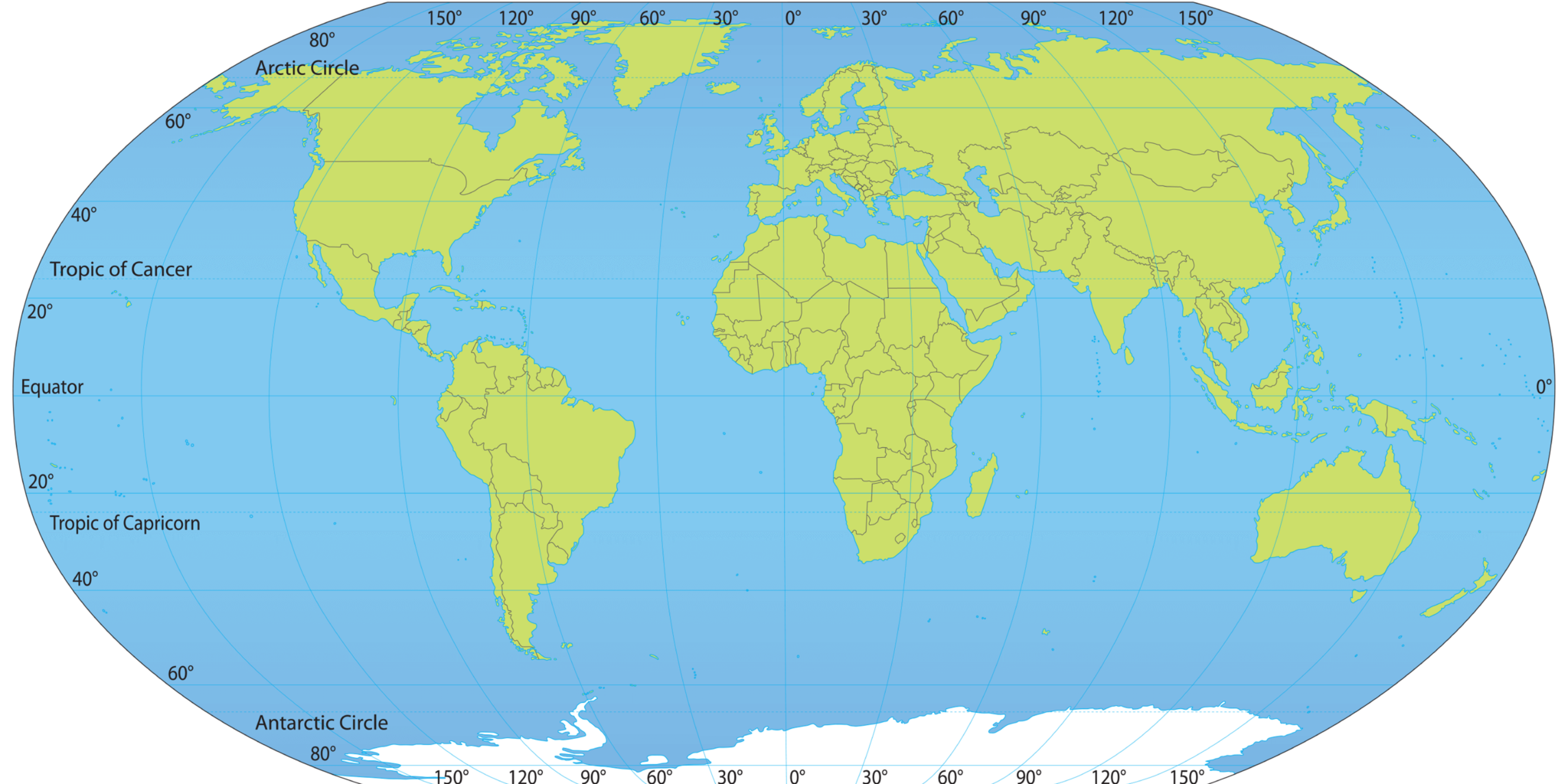 World Map Outline Global Maps