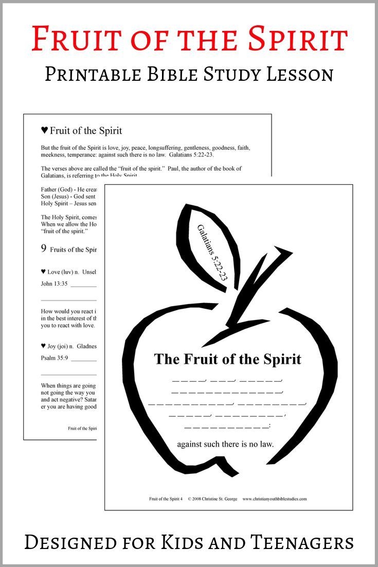 Youth Bible Studies Free Printable