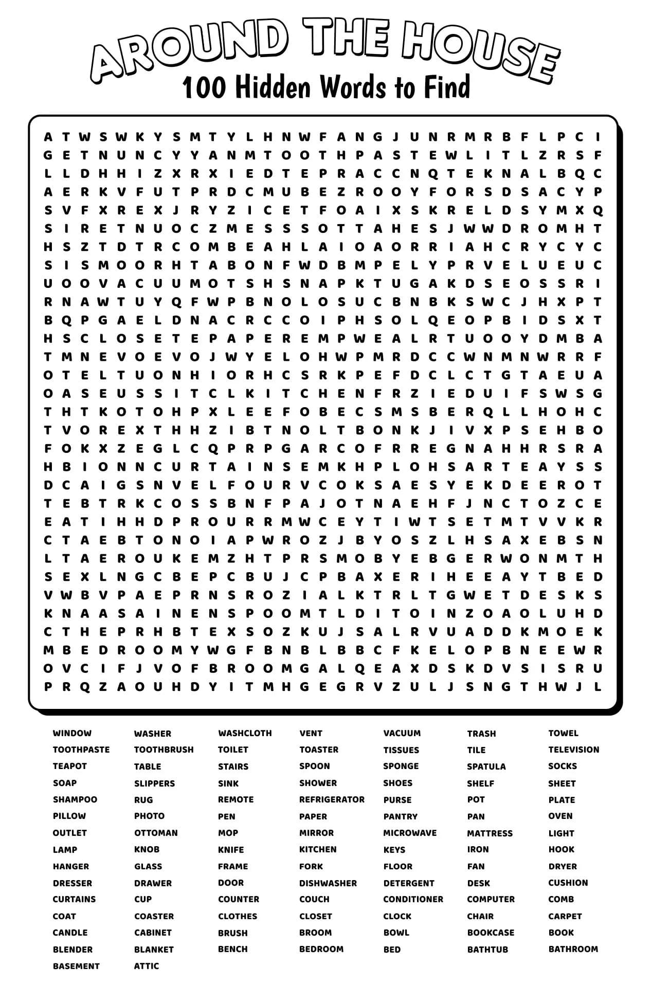 100 Word Printable Word Searches For Adults Printable JD 100 Word Printable Word Searches For Adults Printable JD