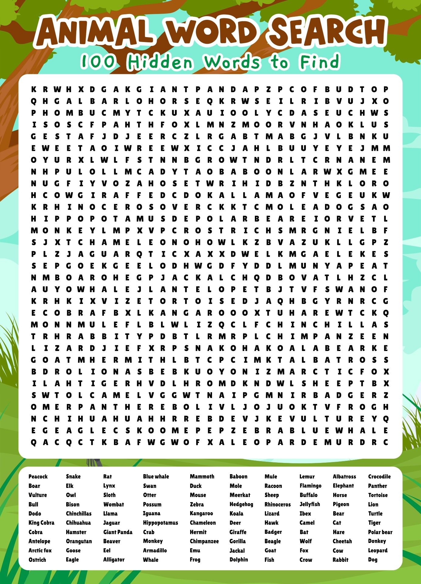 100 Word Word Searches 20 Free PDF Printables Printablee Word 