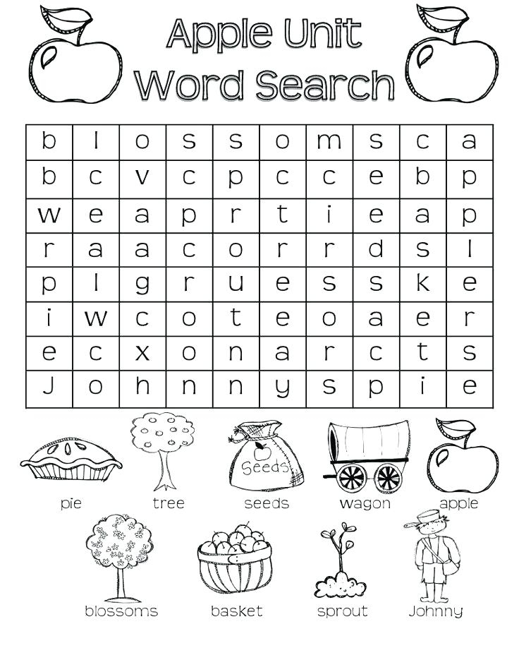 1st Grade Printable Word Search 1st Grade Printable Word Search