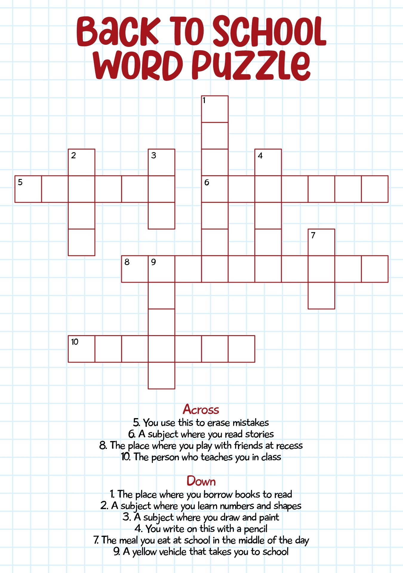 Blank Crossword Puzzle Template 10 Free PDF Printables Printablee