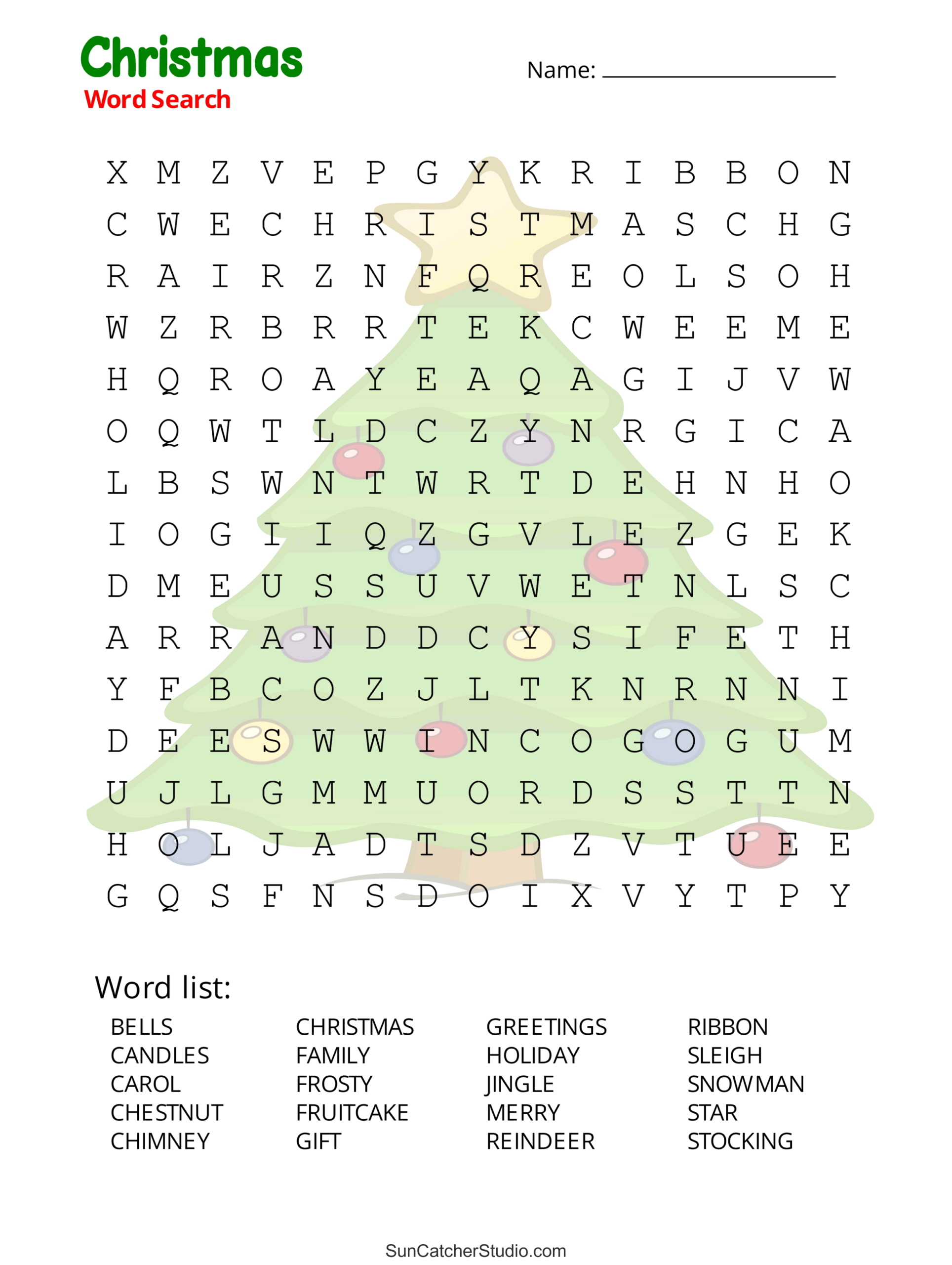 Christmas Word Search Puzzles Printable For Adults Word Search Maker