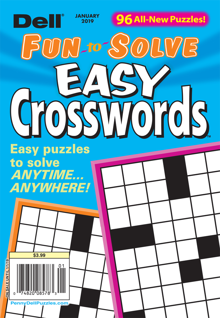 Dell Easy Crossword Puzzles Printable USE EDU PL