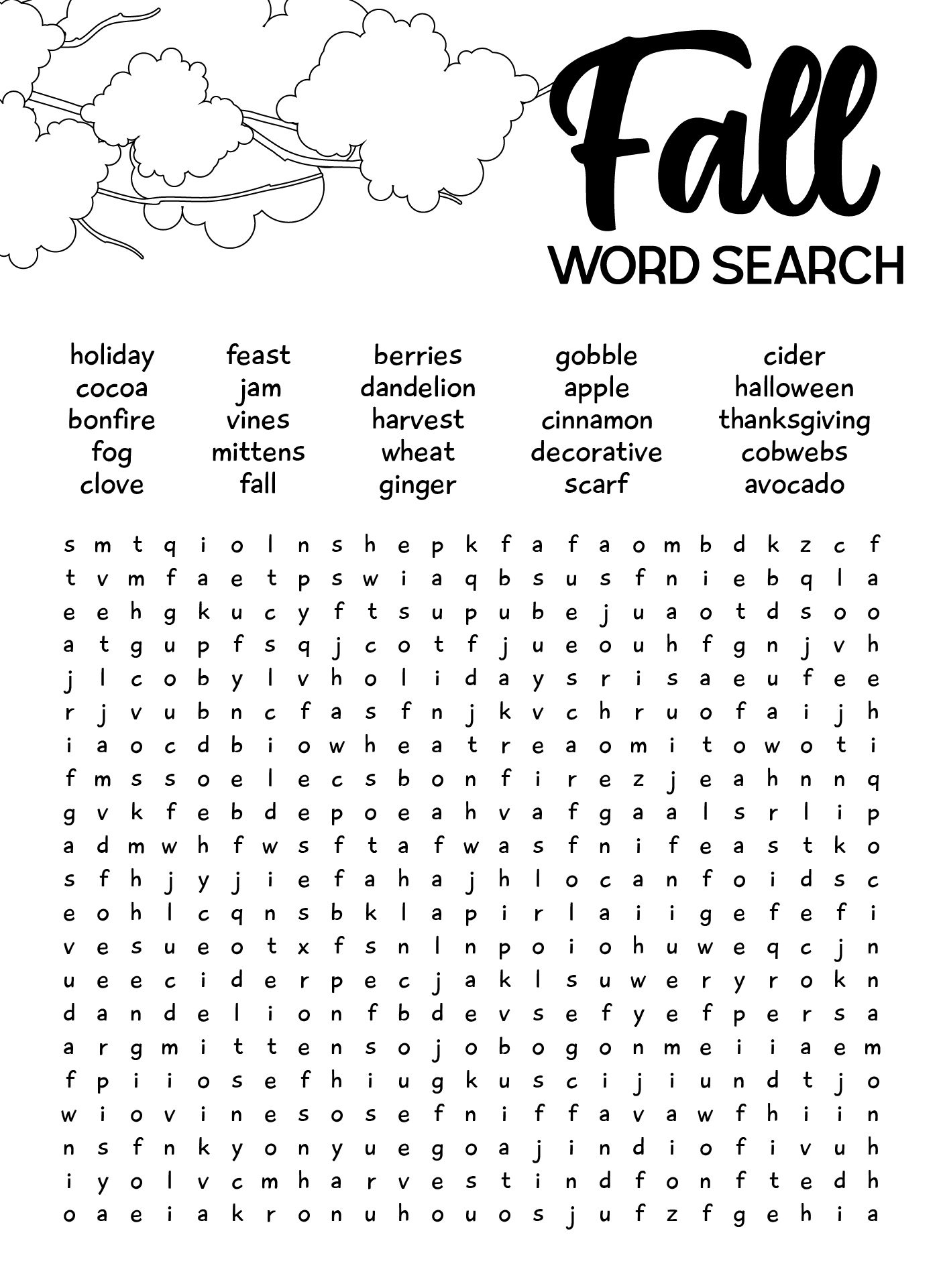 Difficult Word Search Pdf