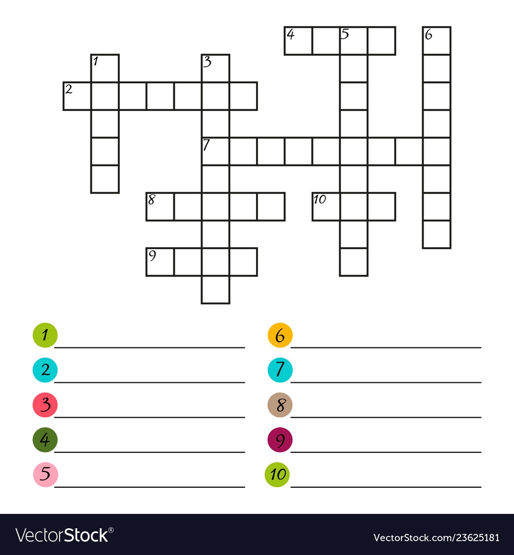 Editable Blank Crossword Puzzle Template Printable Free Templates