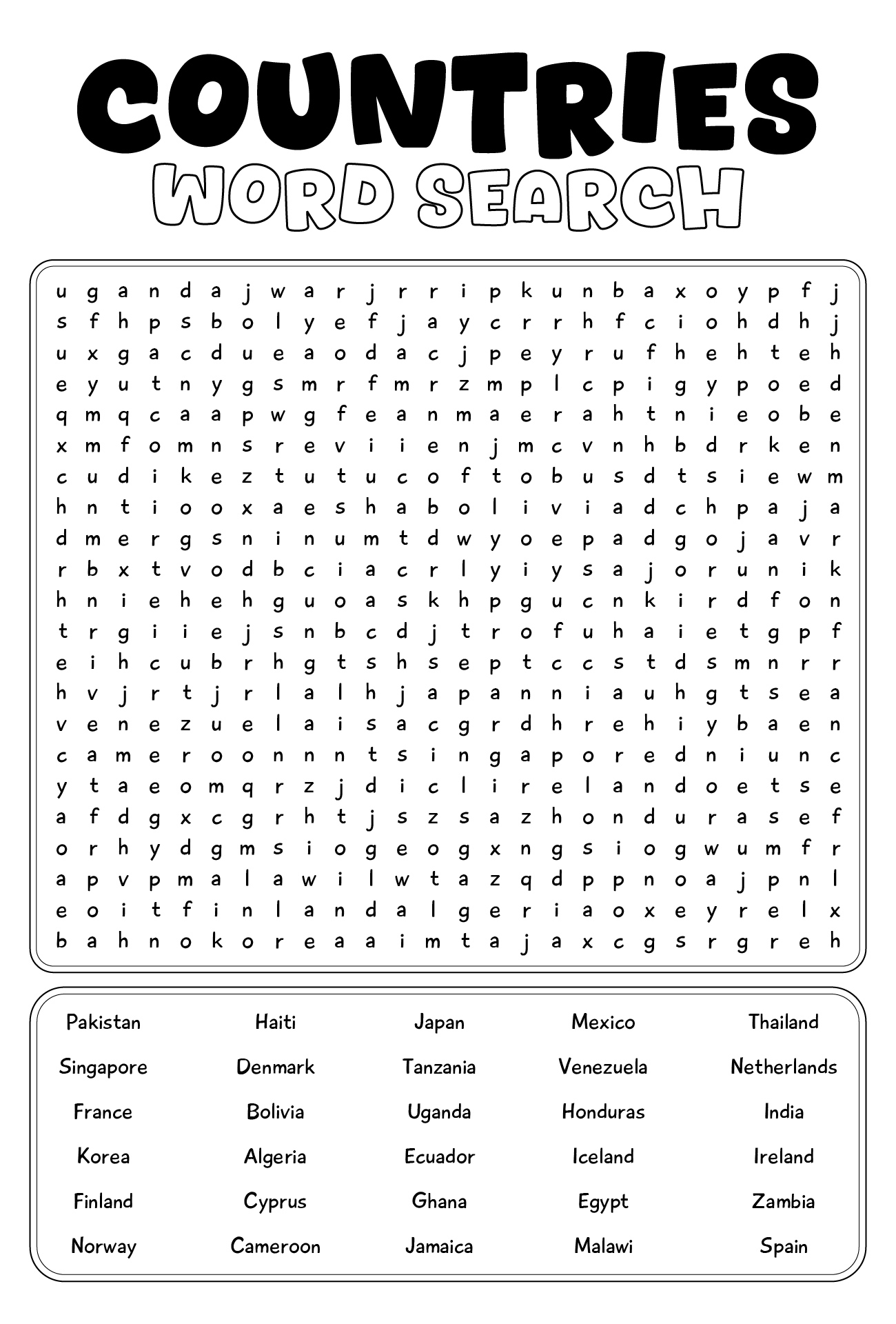 Extremely Hard Word Search 20 Free PDF Printables Printablee