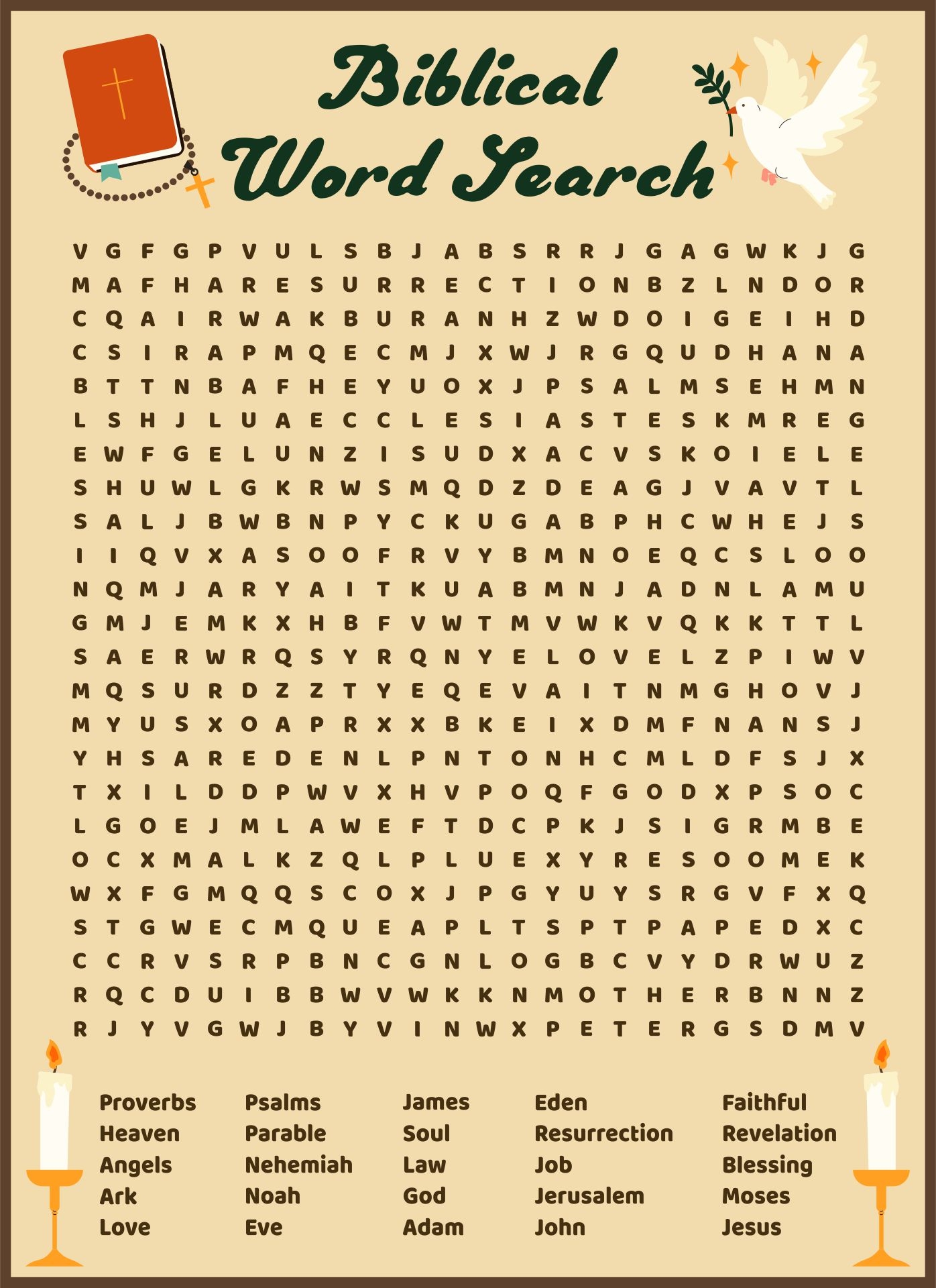 Free Bible Word Search Puzzles Printable Printable Free Templates Free Bible Word Search Puzzles Printable Printable Free Templates