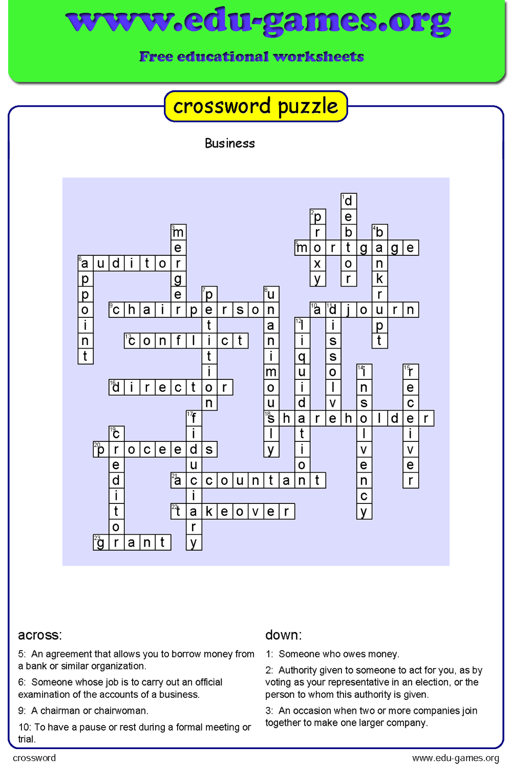 Free Crossword Puzzle Creator Printable Download Print Free