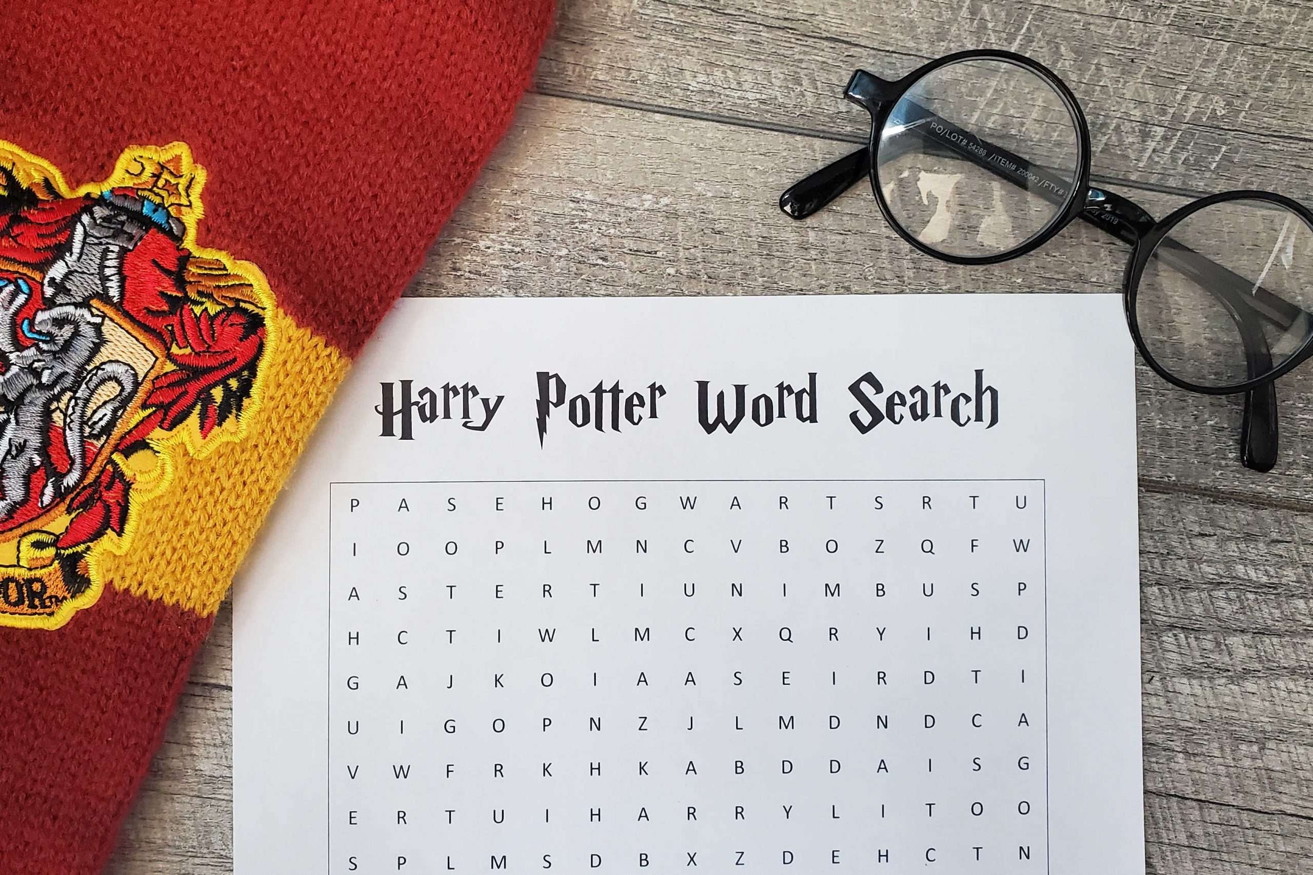 FREE Harry Potter Word Search Printable Sunshine And Munchkins