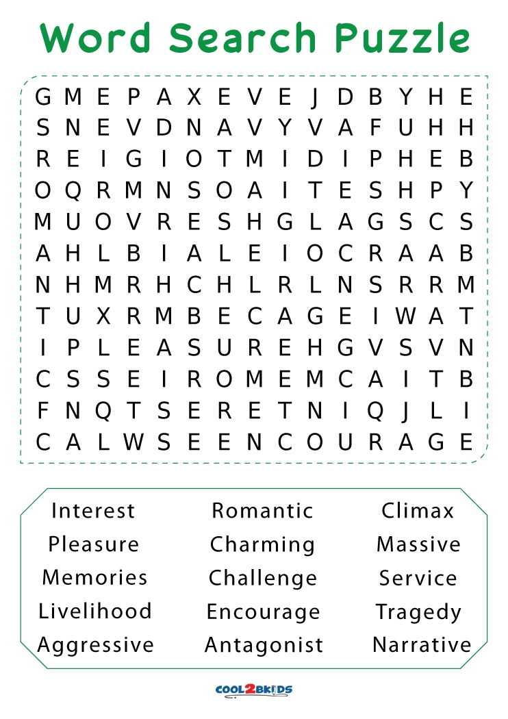 Free Large Printable Word Searches For Seniors Word Search Maker