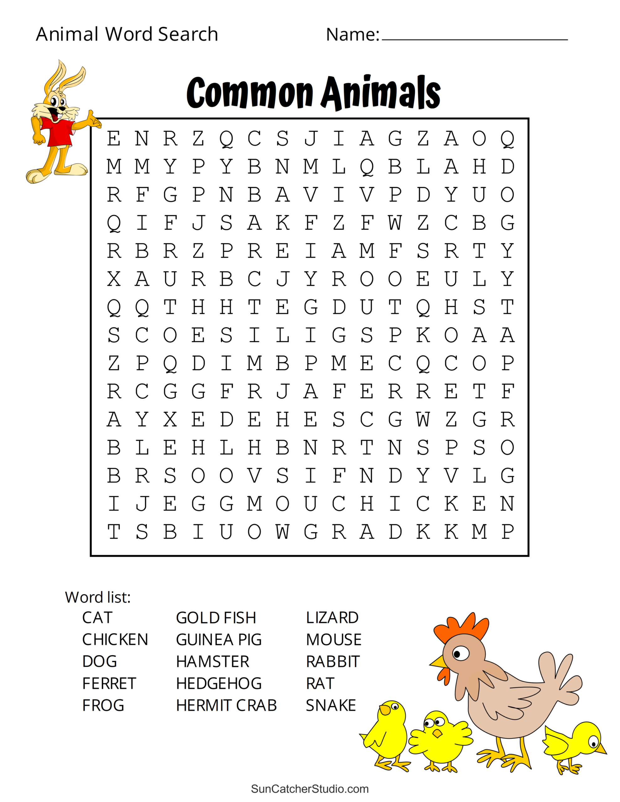 Free Printable Animal Word Search Puzzles Word Search Maker Free Printable Animal Word Search Puzzles Word Search Maker