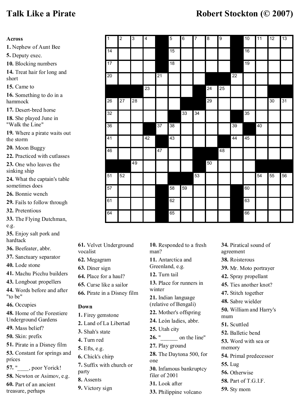 Free Printable Crossword Puzzles Medium Difficulty Pdf Free Printable 