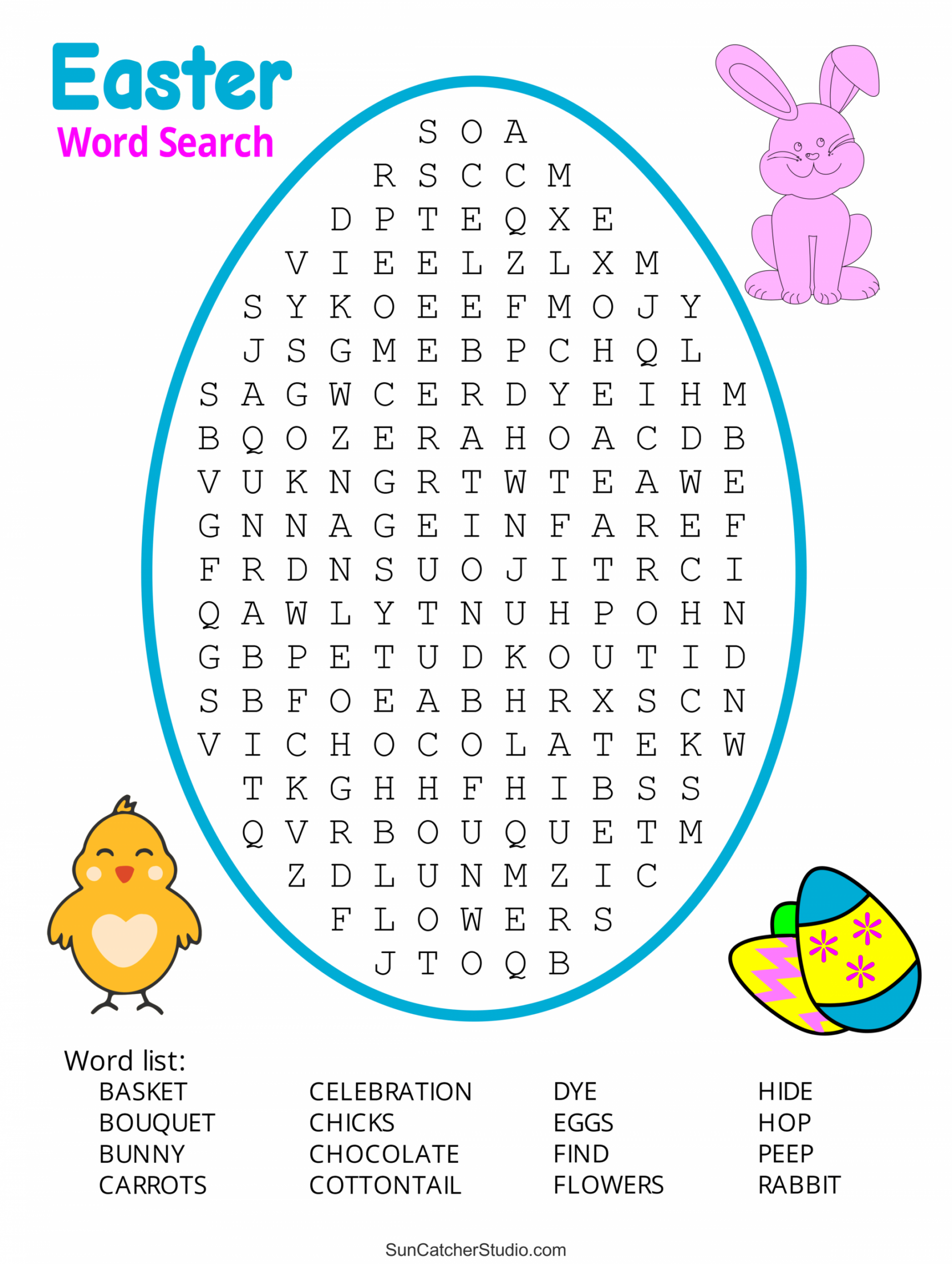 Free Printable Easter Word Search FREE Printable HQ Free Printable Easter Word Search FREE Printable HQ