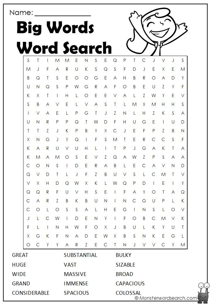 Free Printable Large Print Word Searches Word Search Maker