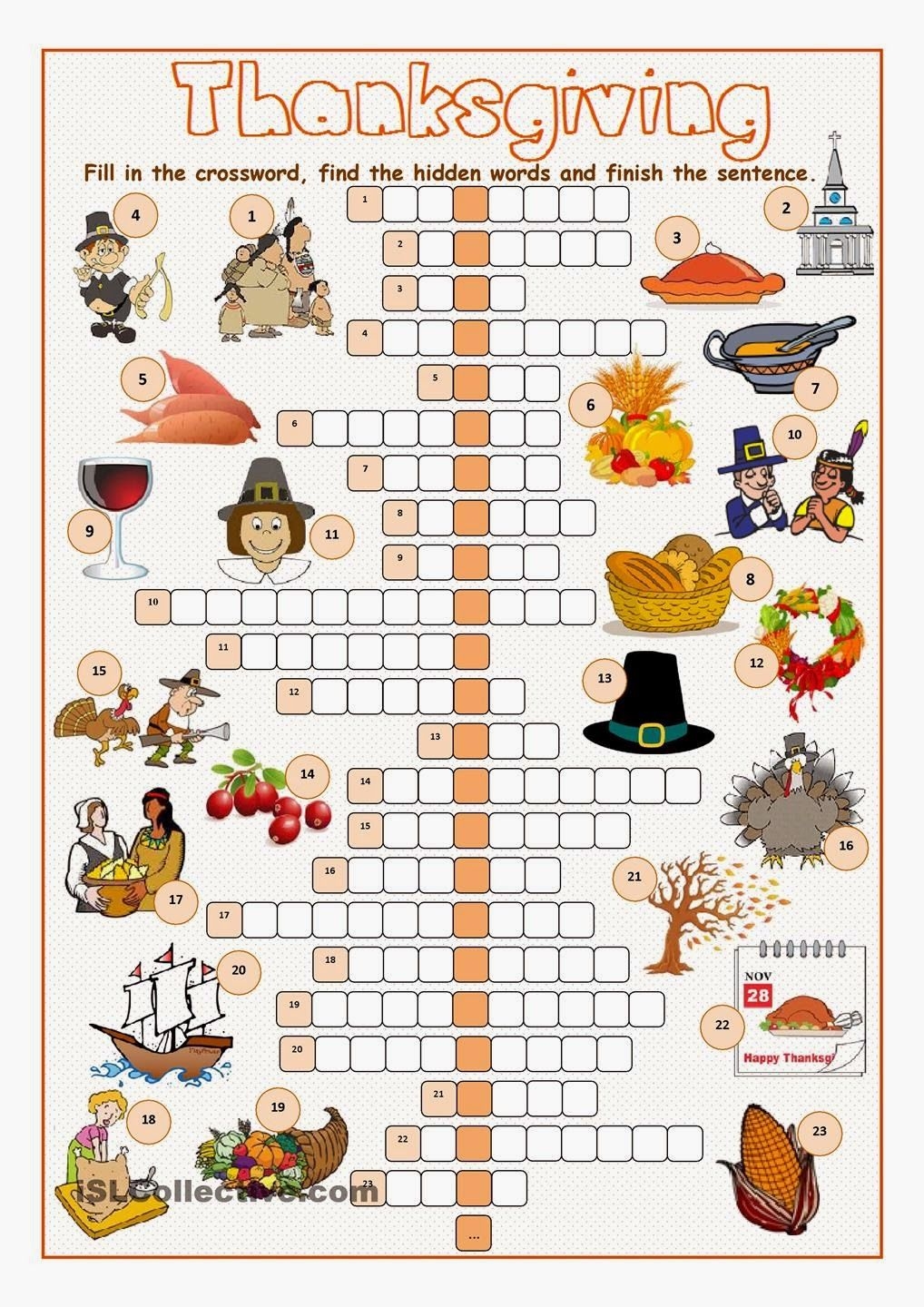 Free Printable Thanksgiving Crossword Puzzles Web How To Print This Free Printable Thanksgiving Crossword Puzzles Web How To Print This