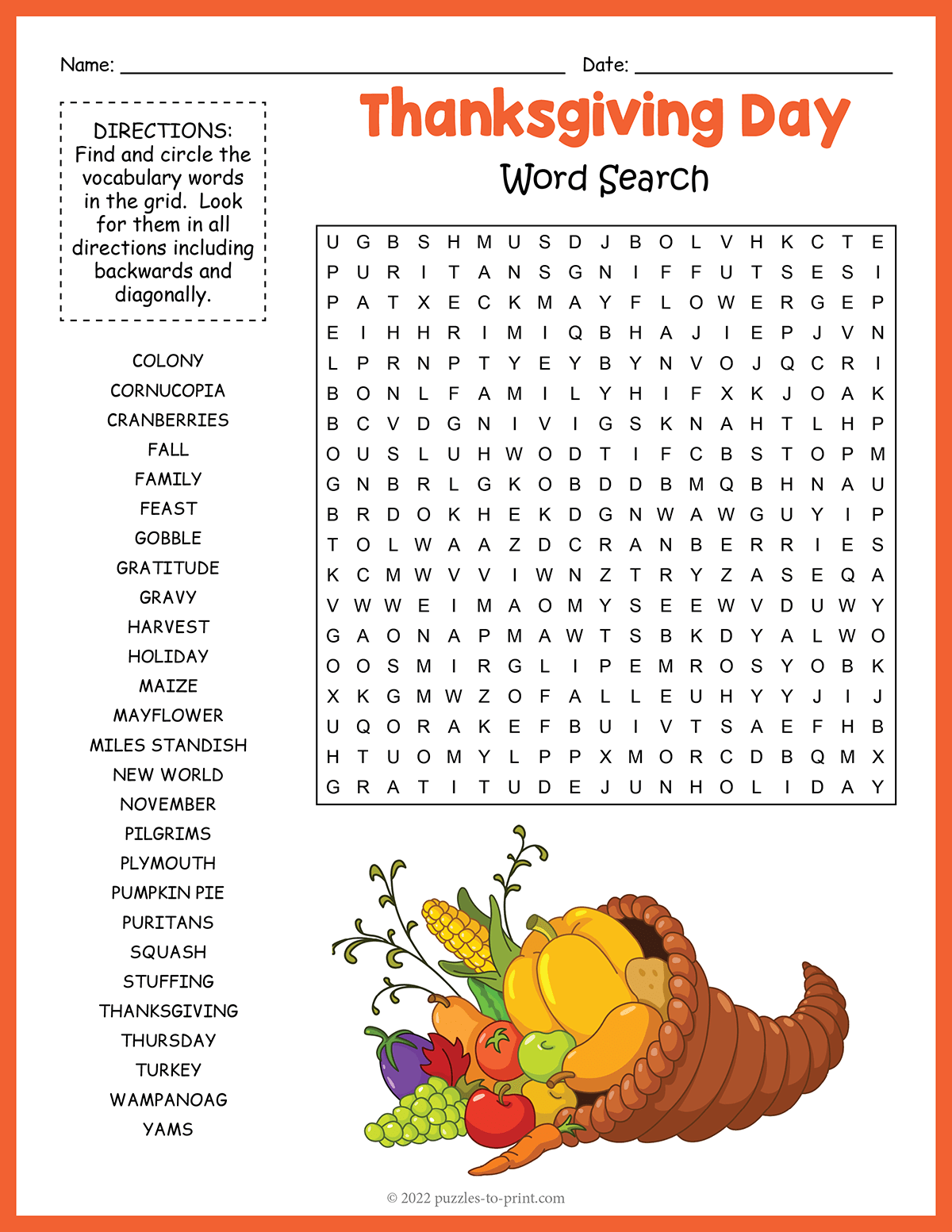 Free Printable Thanksgiving Word Searches Gerald Printable Free Printable Thanksgiving Word Searches Gerald Printable