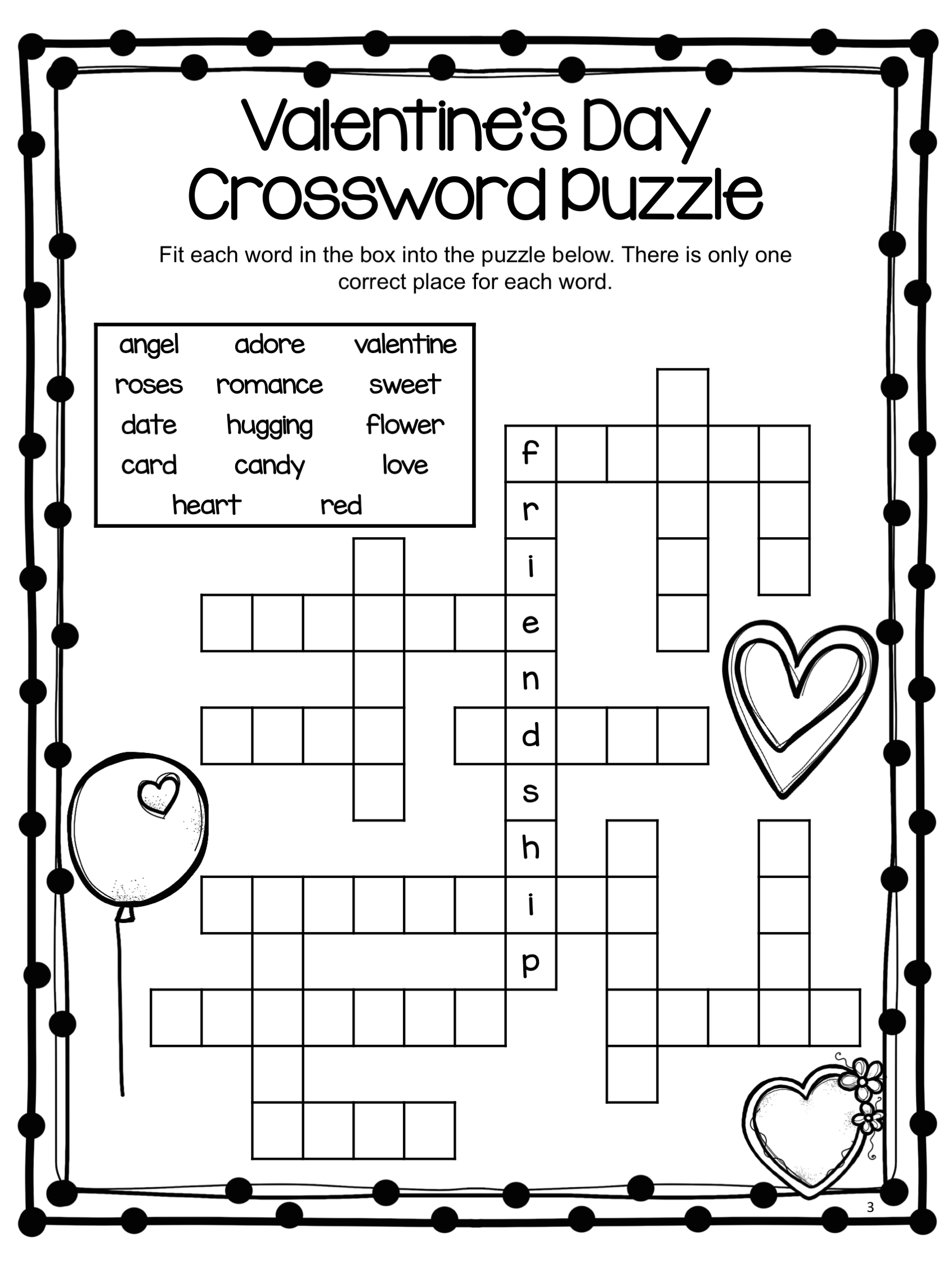 Free Printable Valentine 39 s Day Crossword Puzzles Emma Crossword Puzzles Free Printable Valentine 39 s Day Crossword Puzzles Emma Crossword Puzzles