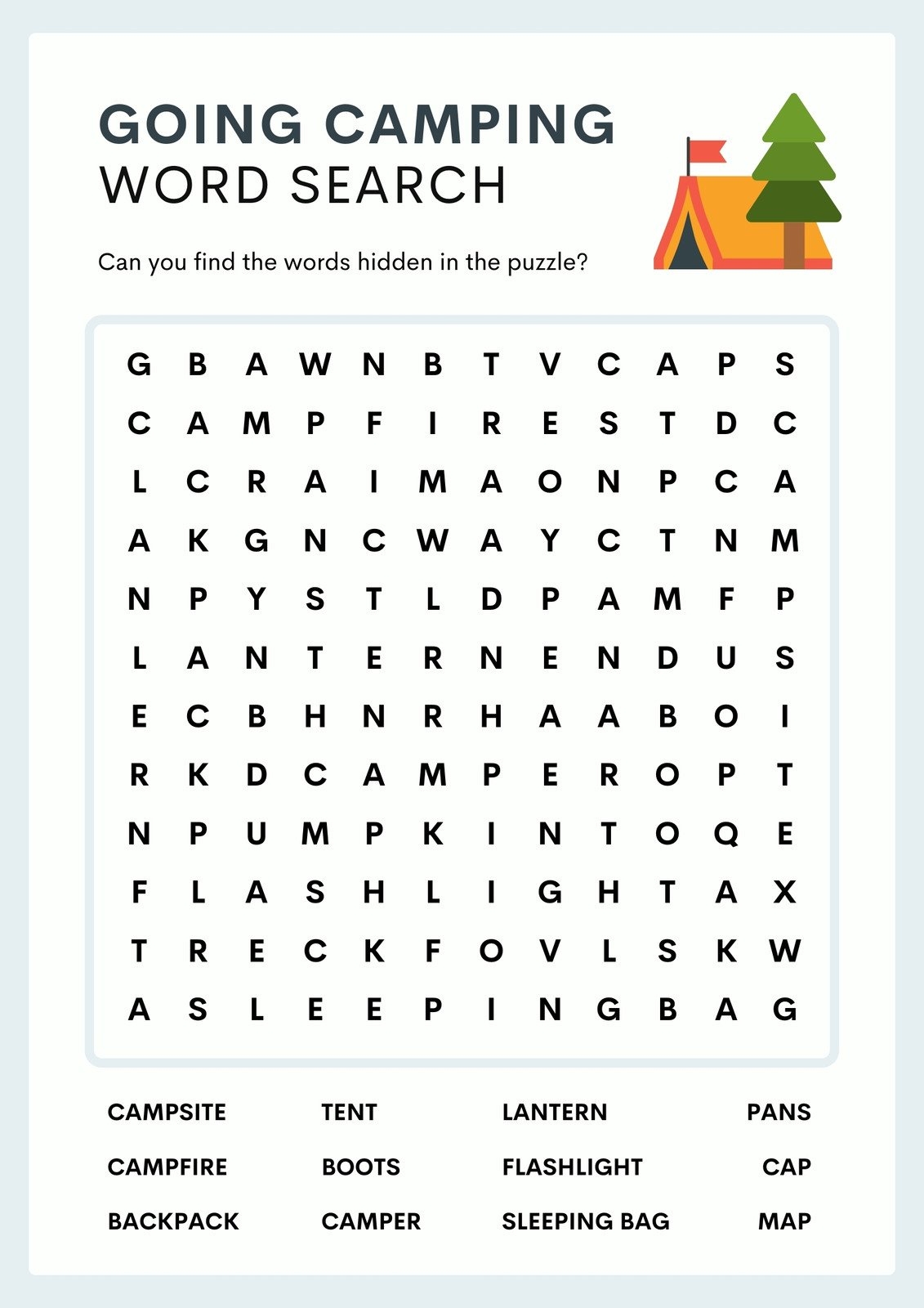 Free Printable Word Search Worksheet Templates Canva Worksheets Library