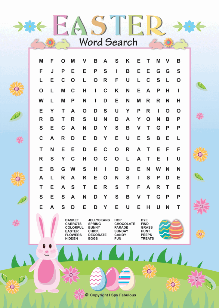Free Printables Easter Word Search Word Search Maker Free Printables Easter Word Search Word Search Maker